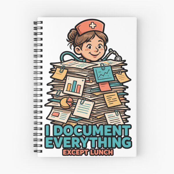 Item preview, I Document Everything Funny Nurse Sticker designed and sold by Hearth & Hue.