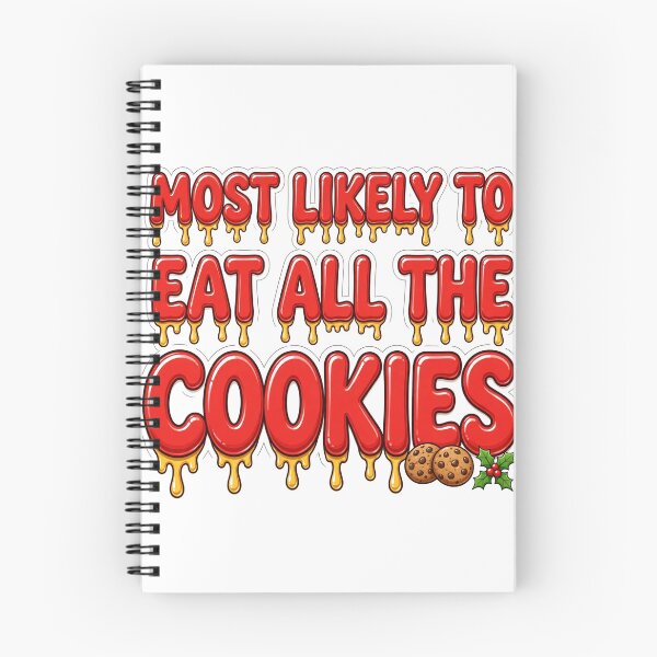 Item preview, Most Likely To Eat All The Cookies Funny Christmas Shirt designed and sold by BoldcreationsM.