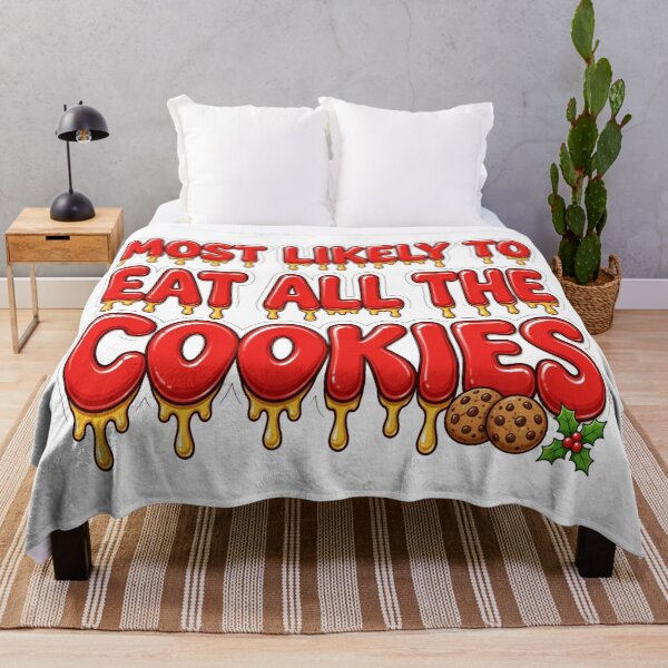 Item preview, Most Likely To Eat All The Cookies Funny Christmas Shirt designed and sold by BoldcreationsM.