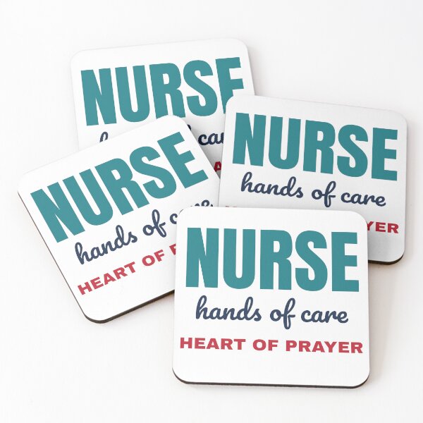 Item preview, Nurse Hands of Care Heart of Prayer Christian Nurse Shirt designed and sold by TreasuredWordCo.