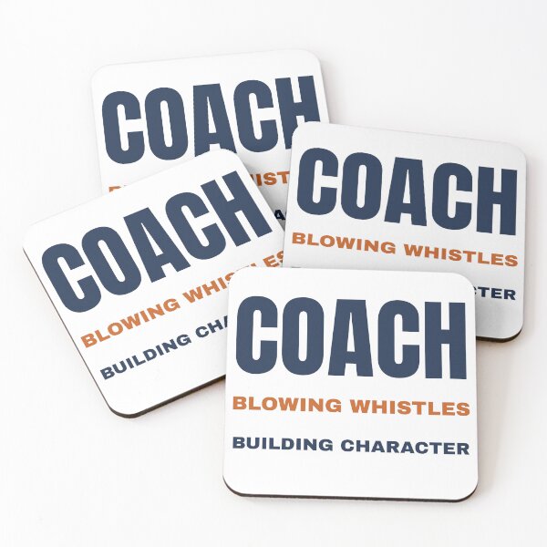 Item preview, Coach Blowing Whistles Building Character Shirt designed and sold by TreasuredWordCo.