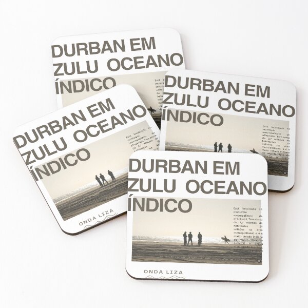 Item preview, Durban South Africa Indian Ocean Surf Poster designed and sold by OndaLiza.
