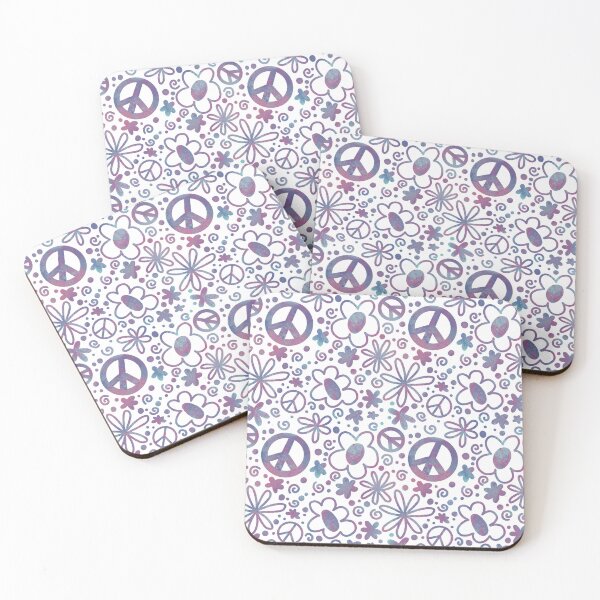 Item preview, Mixed Floral and Peace- Purple designed and sold by Sunny_Mailbox.