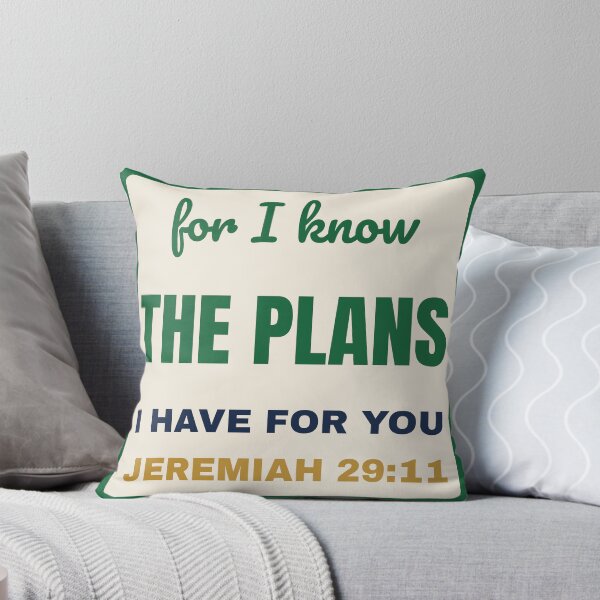 Item preview, For I Know The Plans Jeremiah 29:11 Bible Verse Sticker designed and sold by TreasuredWordCo.