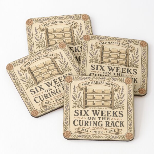 Item preview, Six Weeks on the Curing Rack Soap Curing designed and sold by BoosterShop.