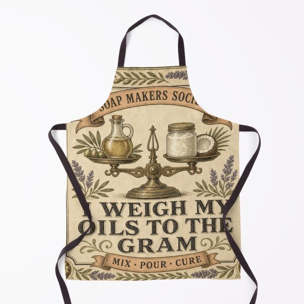 Item preview, I Weigh My Oils to the Gram Soap Maker Gift designed and sold by BoosterShop.