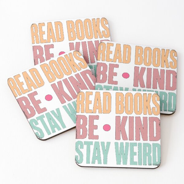 Item preview, Read Books Be Kind Stay Weird Librarian Reader Teacher Book Lover Active T-Shirt designed and sold by TinyHands-Art.