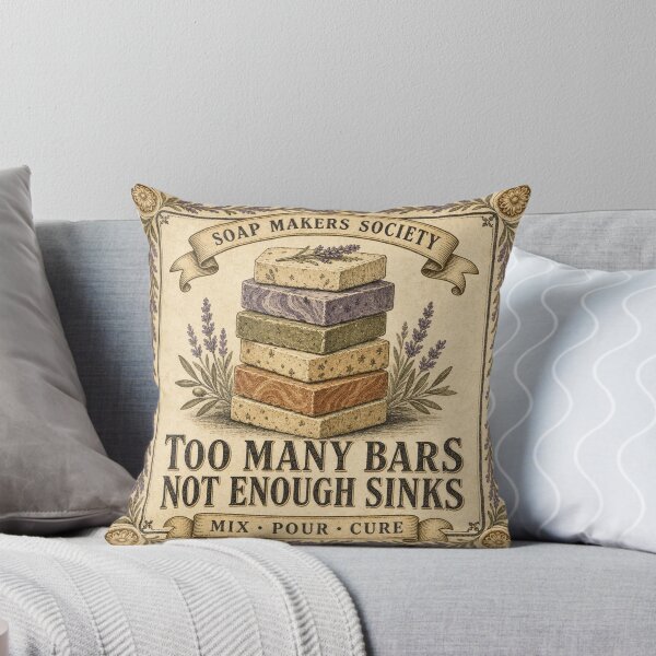 Item preview, Too Many Bars Not Enough Sinks Funny Soap Gift designed and sold by BoosterShop.