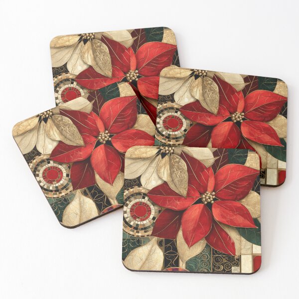 Item preview, Vintage Poinsettia Elegance designed and sold by Susan Rydberg.
