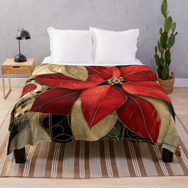 Item preview, Vintage Poinsettia Elegance designed and sold by Susan Rydberg.