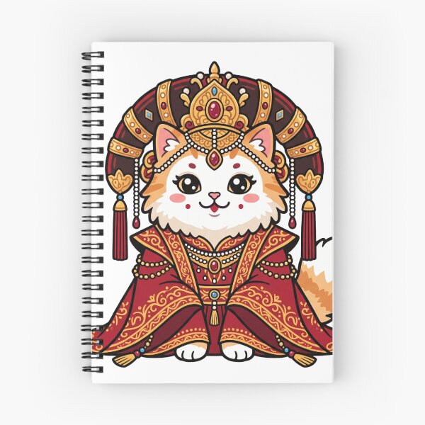 Item preview, Cute Royal Imperial Cat Royal Empress Kitten Art designed and sold by Hiril Sindarim.
