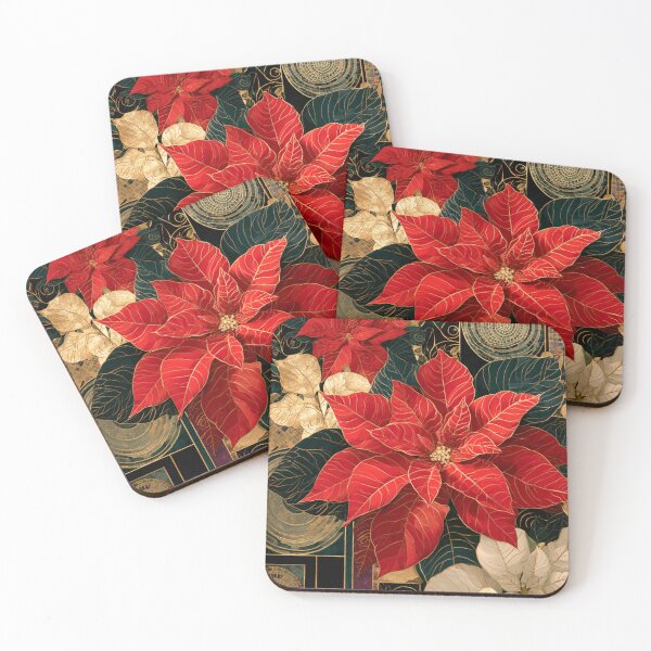 Item preview, Golden Poinsettia Tapestry designed and sold by Susan Rydberg.