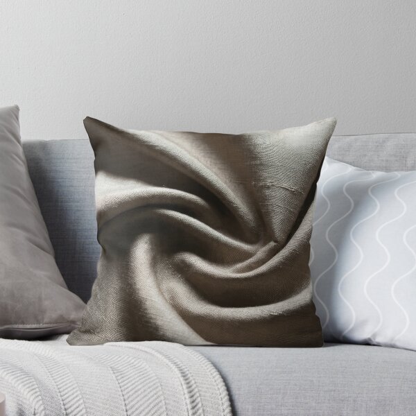 Item preview, Swirled Taupe Silk Fabric designed and sold by KaiWaiGallery.