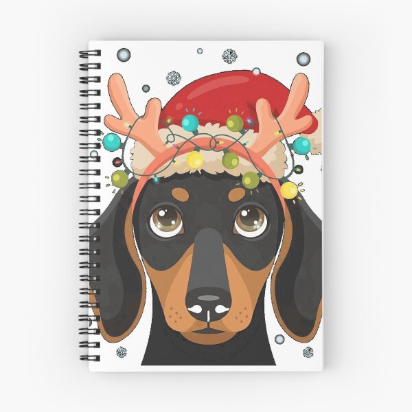 Item preview, Reindeer Santa Dachshund Sausage Dog Christmas Classic T-Shirt designed and sold by LoveyBug78.