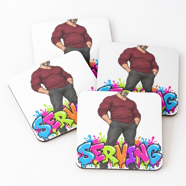 Item preview, Serving Gay Graffiti Man Illustration designed and sold by Daddy Issues Art Co.