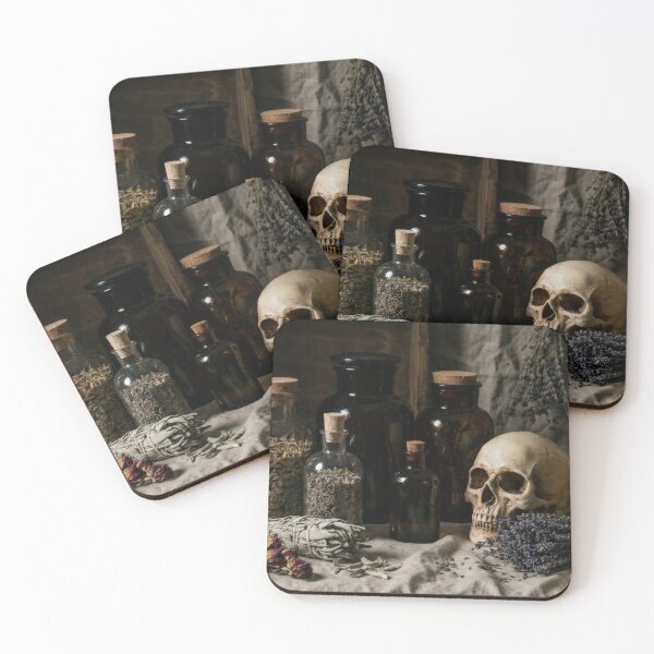 Item preview, Gothic Herbal Memento Mori Scene designed and sold by KaiWaiGallery.