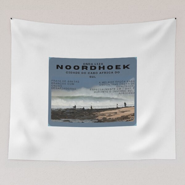 Item preview, Noordhoek Cape Town South Africa Surf Poster designed and sold by OndaLiza.