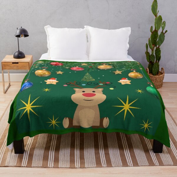Item preview, Festive decorations featuring reindeer and Christmas stars designed and sold by Azurart2.