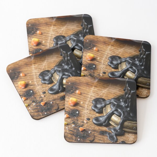 Item preview, Smoking Black Candle Halloween Scene designed and sold by KaiWaiGallery.