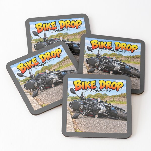 Item preview, Bike Drop – Funny Motorcycle Mic Drop Biker Humour designed and sold by Hornace88studio.