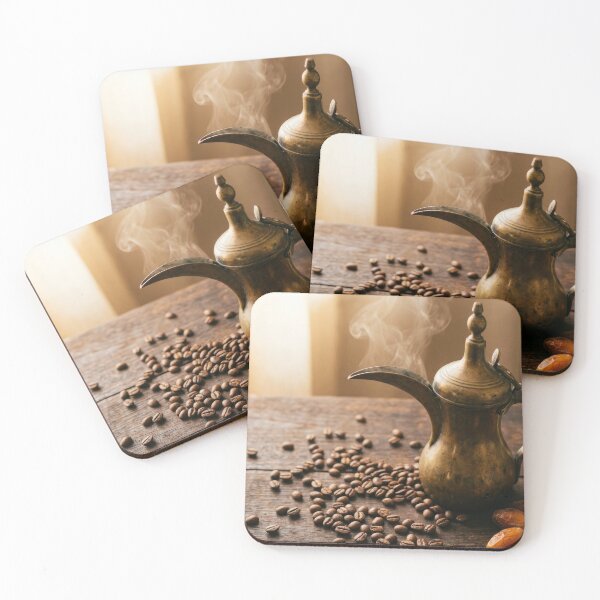 Item preview, Steaming Arabic Coffee Pot Still Life designed and sold by KaiWaiGallery.