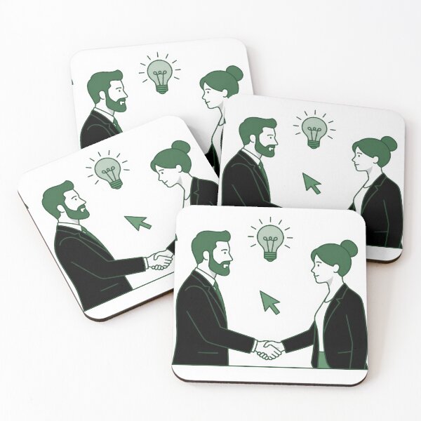 Item preview, Business Handshake Creative Partnership designed and sold by KaiWaiGallery.