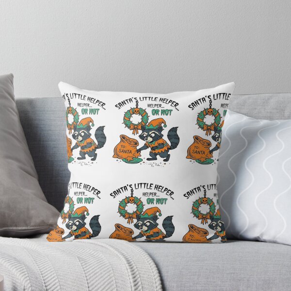 Item preview, Raccoon Christmas Cookie Thief designed and sold by PictoVibe.