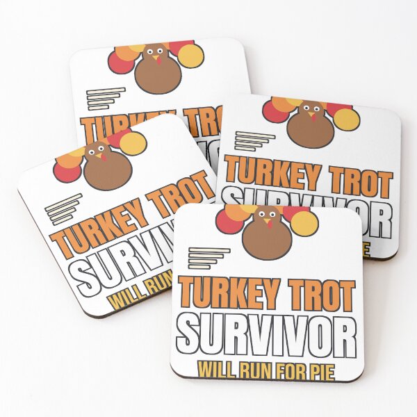 Item preview, Turkey Trot Survivor Will Run for Pie - Thanksgiving Runner designed and sold by dominionartist.