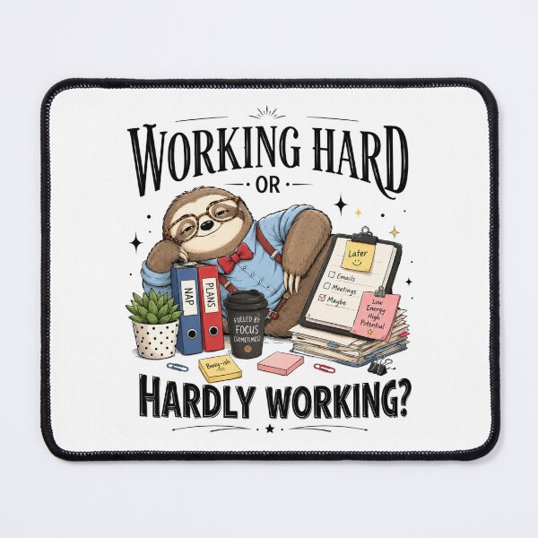 Item preview, Working Hardly or Hardly Working? designed and sold by aponwao.
