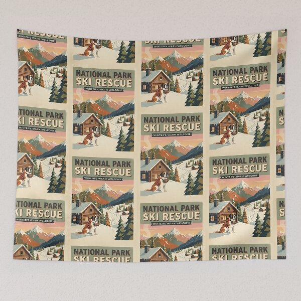 Item preview, Saint Bernard Alpine Rescue designed and sold by PictoVibe.