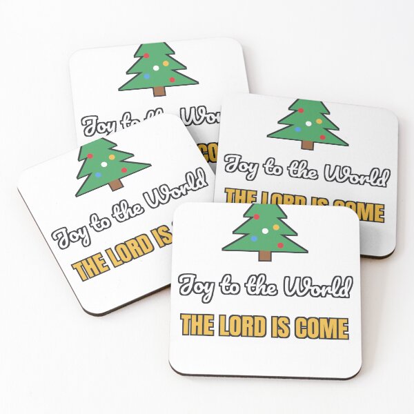 Item preview, Joy to the World The Lord Is Come - Christian Christmas Tree designed and sold by dominionartist.