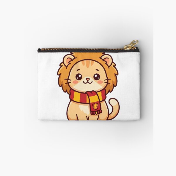 Item preview, Cute Wizard School Lion Scarf Cat Art designed and sold by Hiril Sindarim.