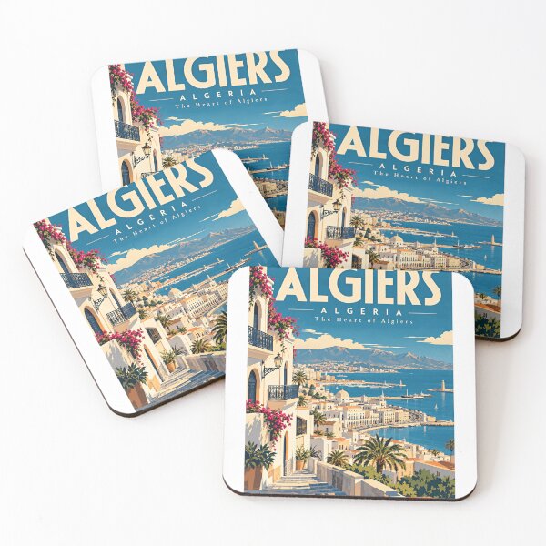 Item preview, Algiers Algeria The Heart Of Algiers Travel Destination Souvenir designed and sold by AncientClouds25.