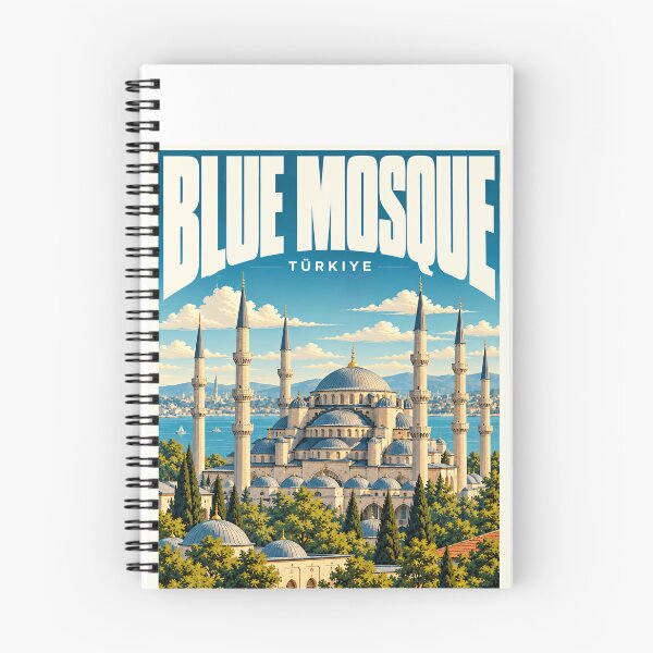 Artikelvorschau, Blaue Moschee Türkiye Istanbul Reise-Wahrzeichen-Souvenir entworfen und verkauft von AncientClouds25.
