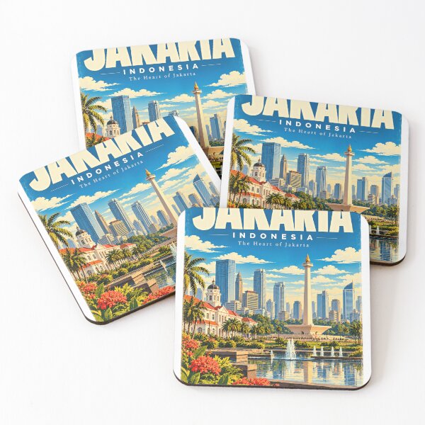 Item preview, Jakarta Indonesia The Heart Of Jakarta Travel Tourist City designed and sold by ManilStuck237.