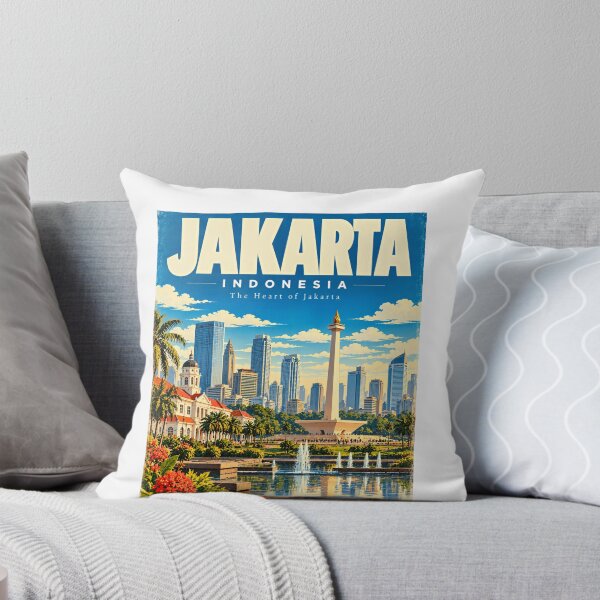 Item preview, Jakarta Indonesia The Heart Of Jakarta Travel Tourist City designed and sold by ManilStuck237.