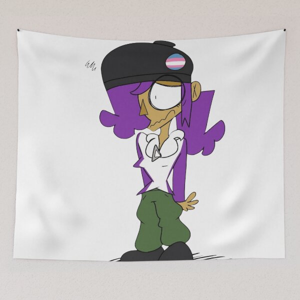 Item preview, Alt Grunge Trans Pride Beret Character designed and sold by Fungi-Studios.