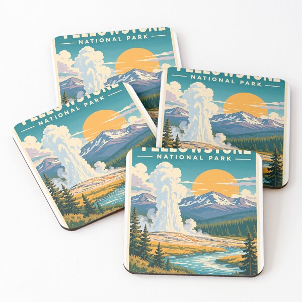 Item preview, Yellowstone National Park Wyoming National Park Travel Vacation Gift designed and sold by JasonStars123.