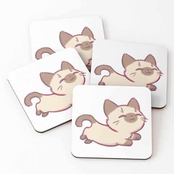 Item preview, Stretching Siamese Cat designed and sold by Liokora.