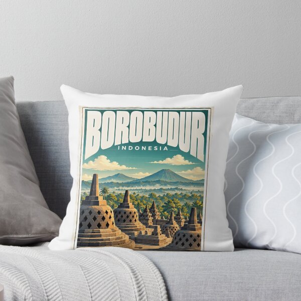Item preview, Borobudur Indonesia Travel Landmark Buddhist Temple designed and sold by ManilStuck237.