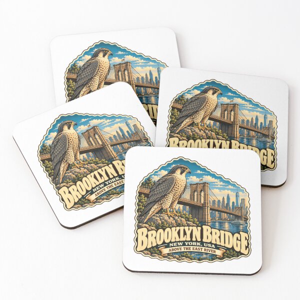 Item preview, Brooklyn Bridge New York Usa Above The East River Falcon New York City Travel designed and sold by kristyparkStar3.