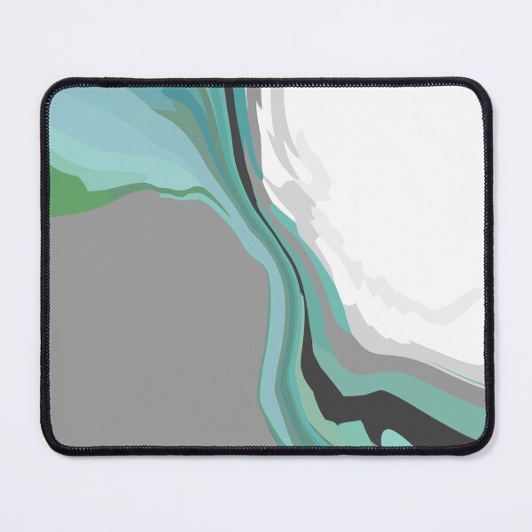 Item preview, Teal Blue Slate Grey Jade Green Abstract designed and sold by slimbirdy.
