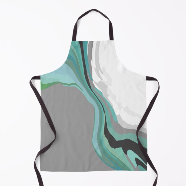 Item preview, Teal Blue Slate Grey Jade Green Abstract designed and sold by slimbirdy.