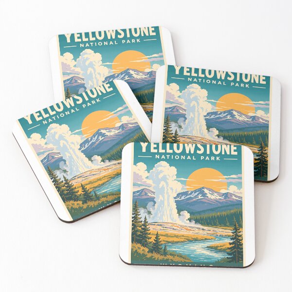 Item preview, Yellowstone National Park Wyoming National Park Travel Vacation Gift designed and sold by kristyparkStar3.
