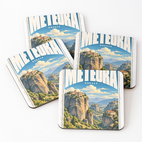 Item preview, Meteora Greece Travel Destination For European Tourists designed and sold by ManilStuck237.