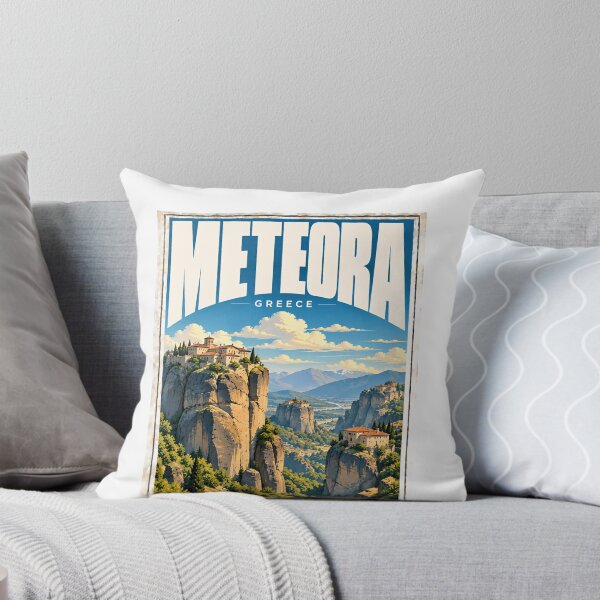 Item preview, Meteora Greece Travel Destination For European Tourists designed and sold by ManilStuck237.