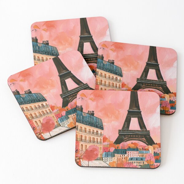 Item preview, Experience Paris the City of Lights in the Fall- Eiffel Tower and Colorful Autumn Cityscape designed and sold by OlfactoART Studio.