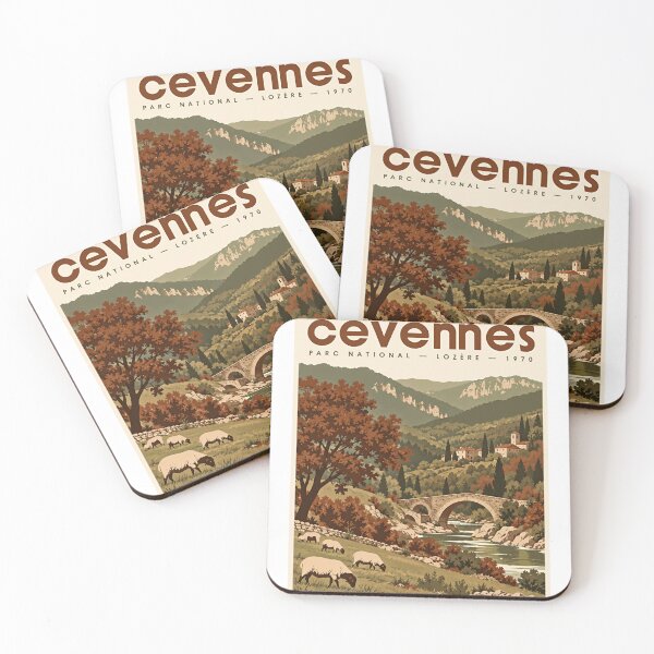 Item preview, Cévennes Parc National Lozère 1970 France Travel Vintage Nature Hiking Outdoors designed and sold by kristyparkStar3.