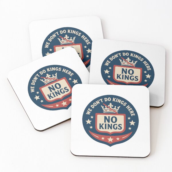 Item preview, We Don't Do Kings Here – Vintage No Kings Democracy Design designed and sold by Tee-Show.
