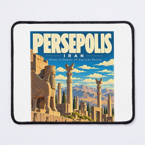 Item preview, Persepolis Iran Stone Columns Of Ancient Persia Ancient History Travel Site designed and sold by kristyparkStar3.